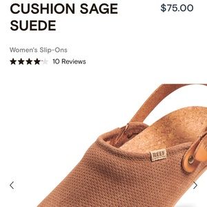 Cushion sage suede reef shoes